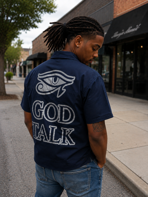 GOD TALK™ “Aligned” Oversized Shirt