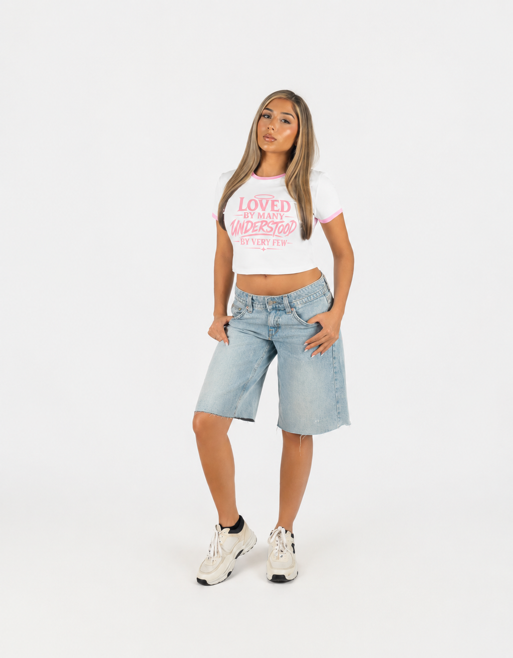 God Talk™ “Loved By Many, Understood By Very Few” Cropped Graphic Tee