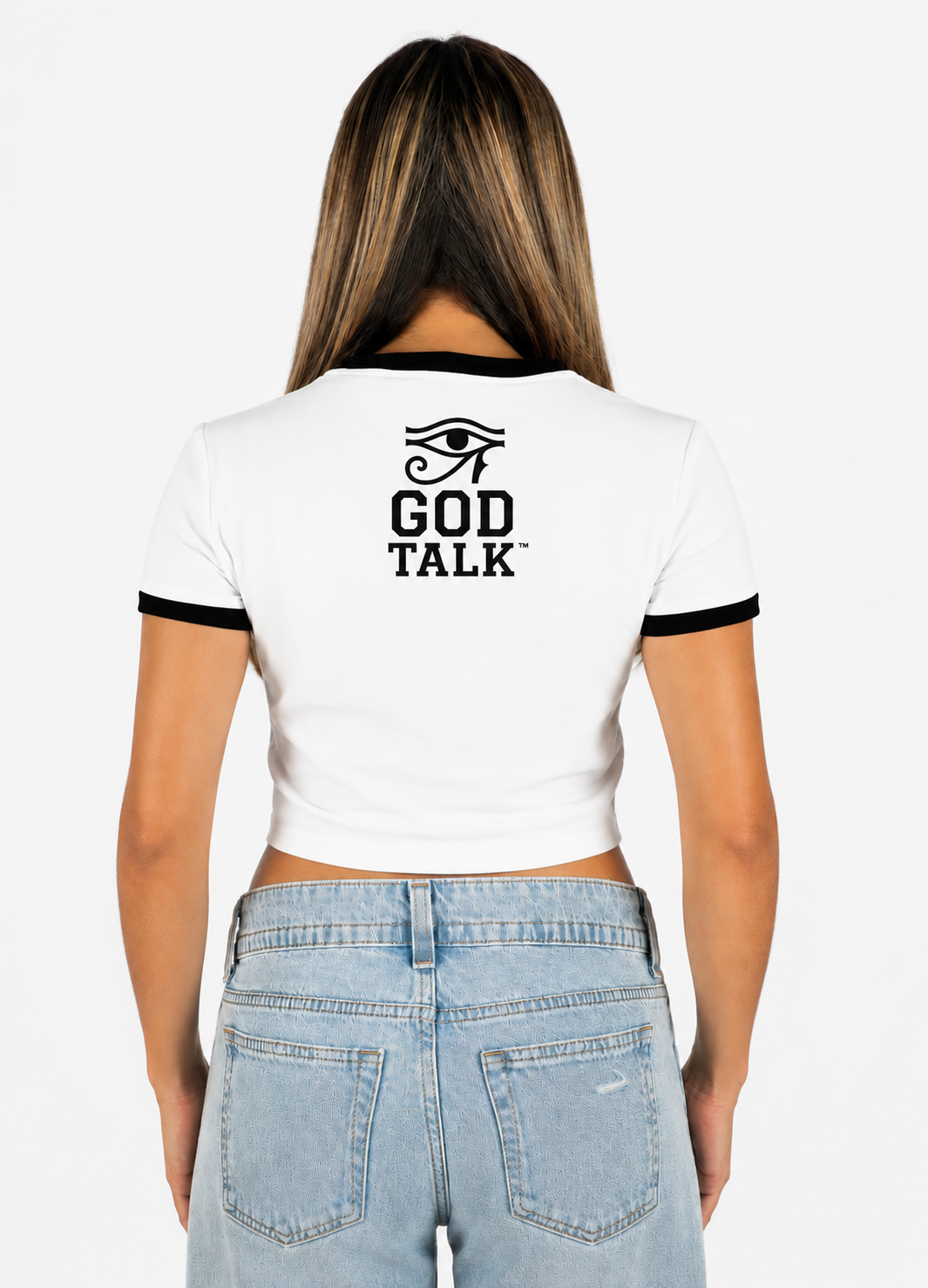 God Talk™ “Loved By Many, Understood By Very Few” Cropped Graphic Tee