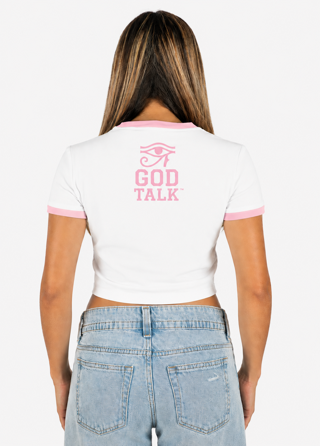 God Talk™ “Loved By Many, Understood By Very Few” Cropped Graphic Tee