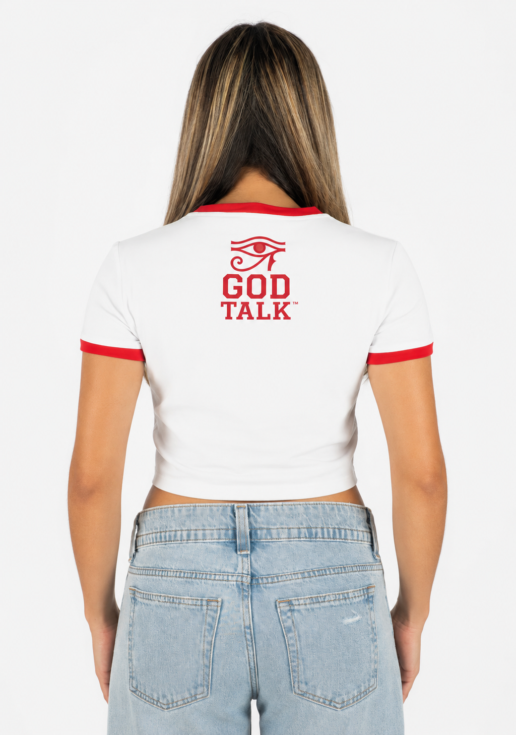 God Talk™ “Loved By Many, Understood By Very Few” Cropped Graphic Tee
